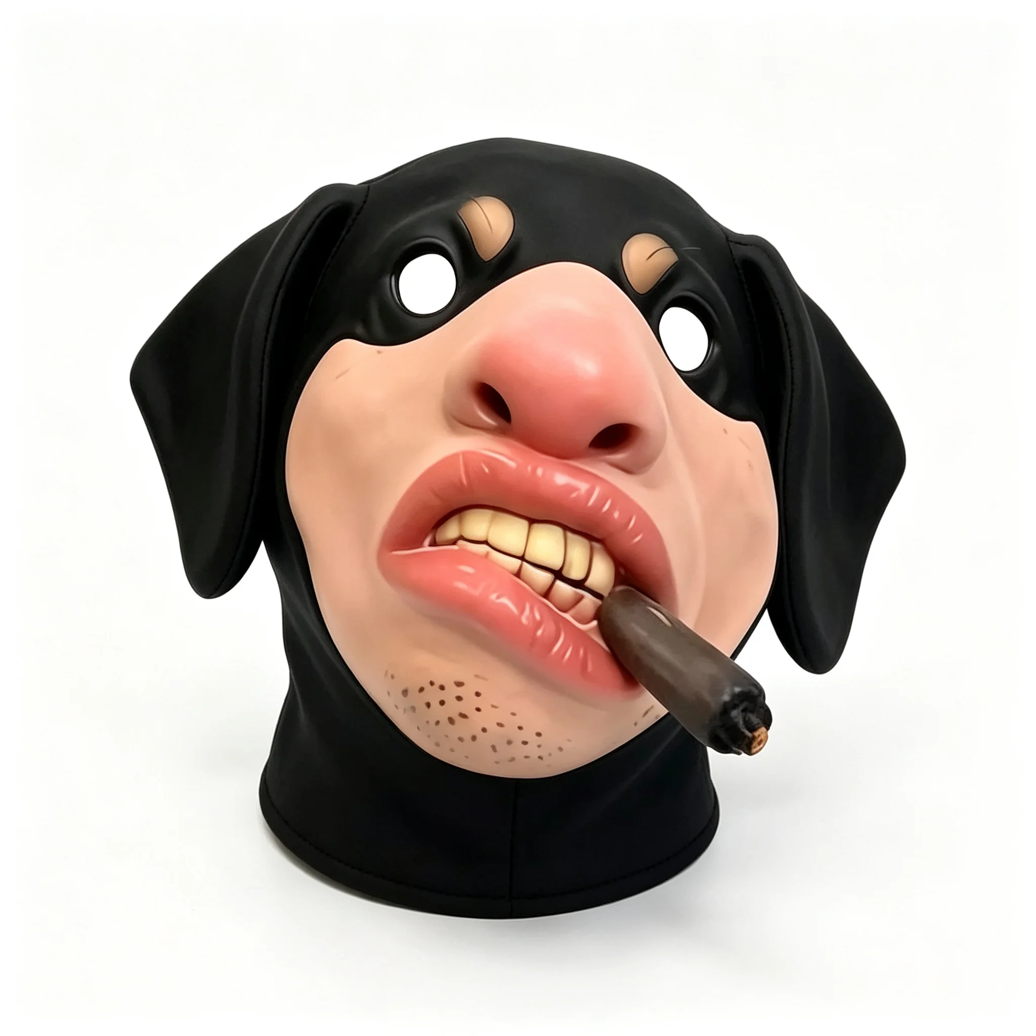 party-novelty-funny-dog-mask-01 Funny Dog Face Mask - Image 1