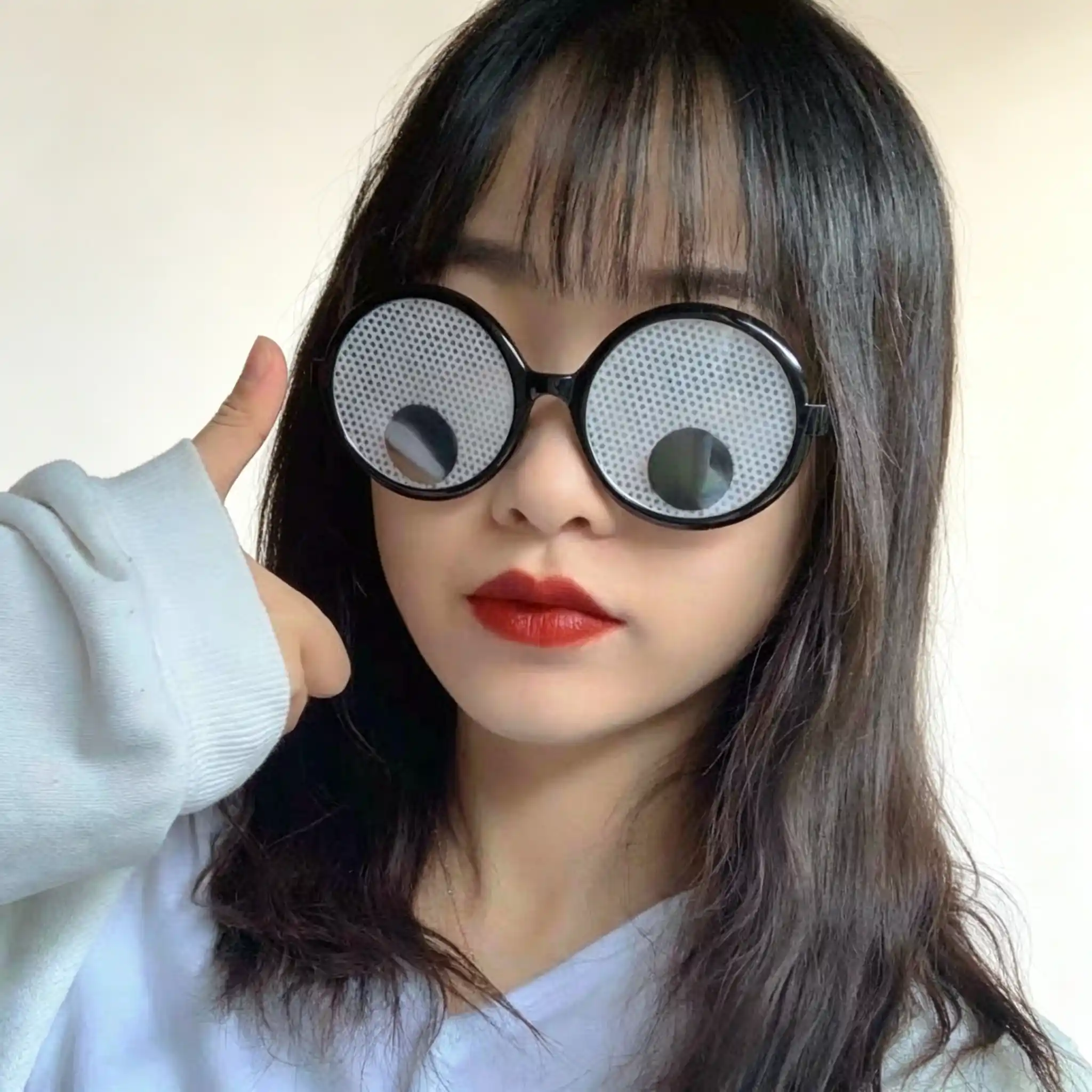 party-novelty-googly-glasses-01 Googly Eye Glasses - Image 1