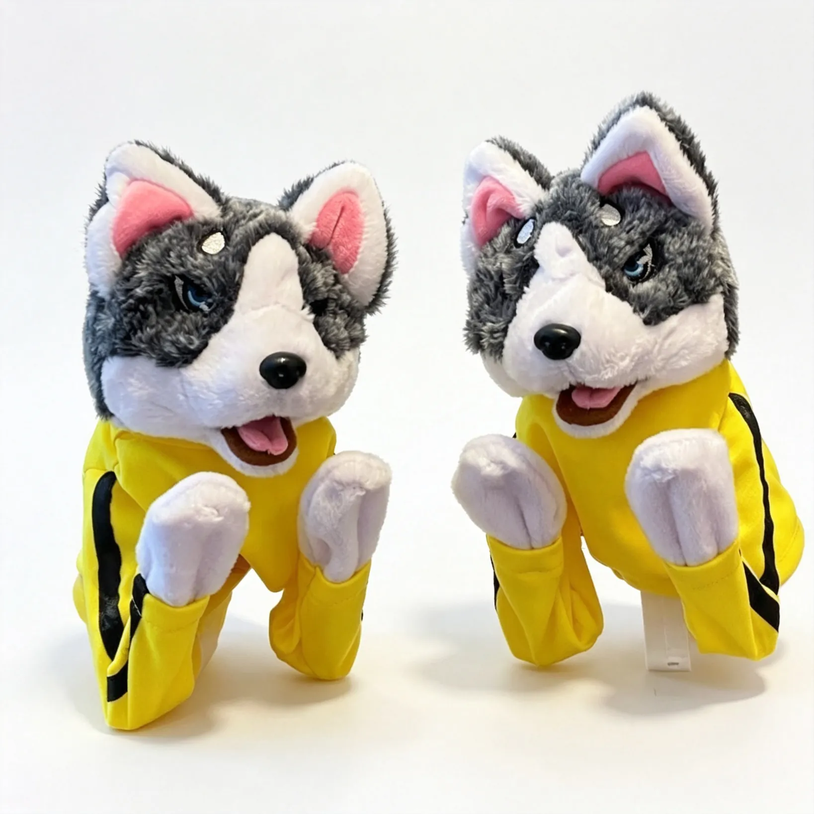 party-novelty-husky-hand-puppet-01 Husky Hand Puppet - Image 1