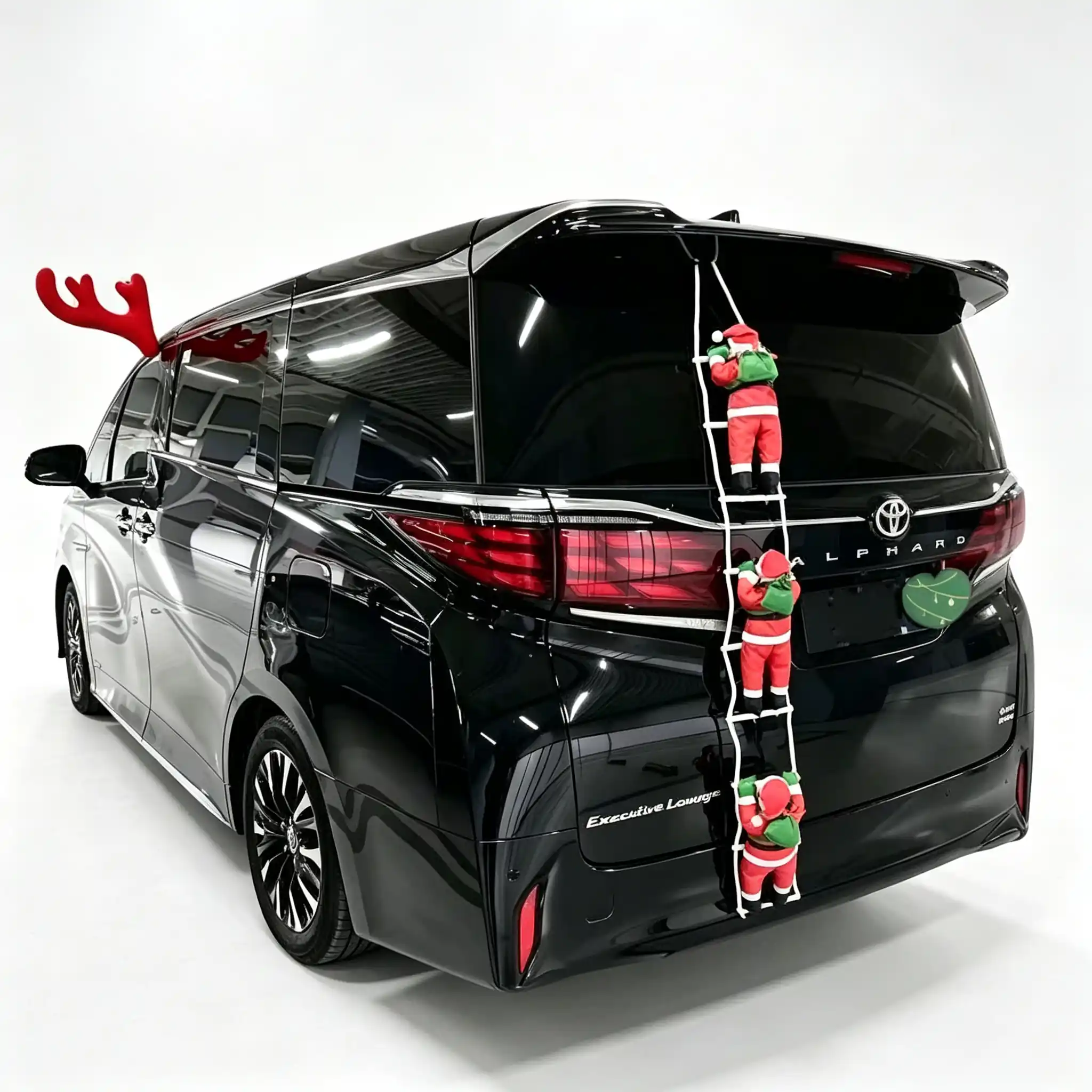 travel-car-christmas-decor-01 Reindeer Antlers Car Decor - Image 1