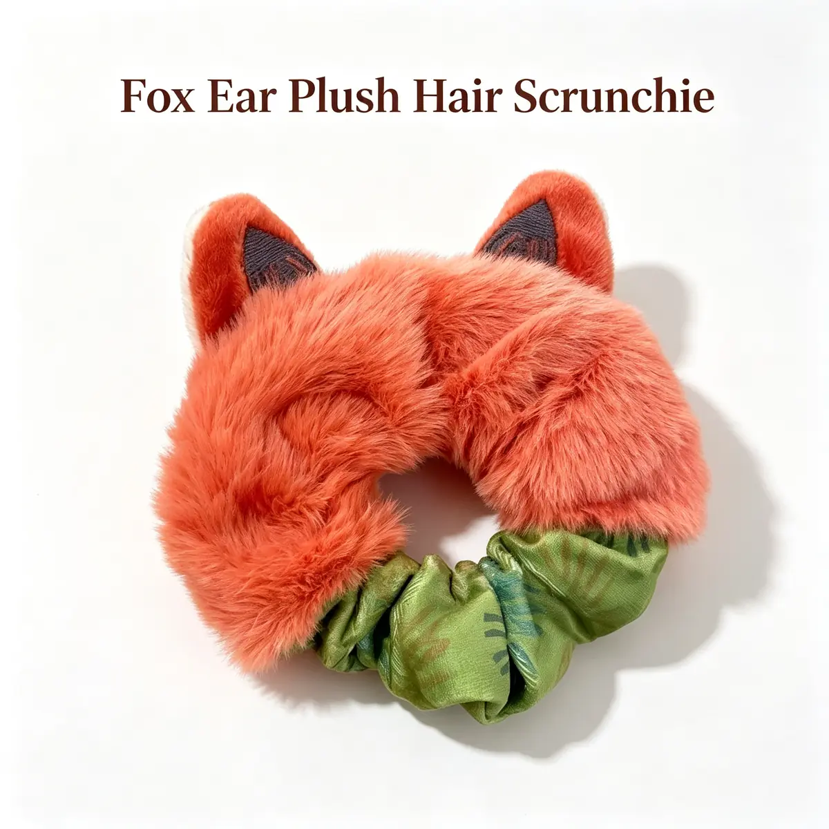 accessories-fox-ear-plush-hair-scrunchie-01 Fox Ear Plush Hair Scrunchie - Image 1