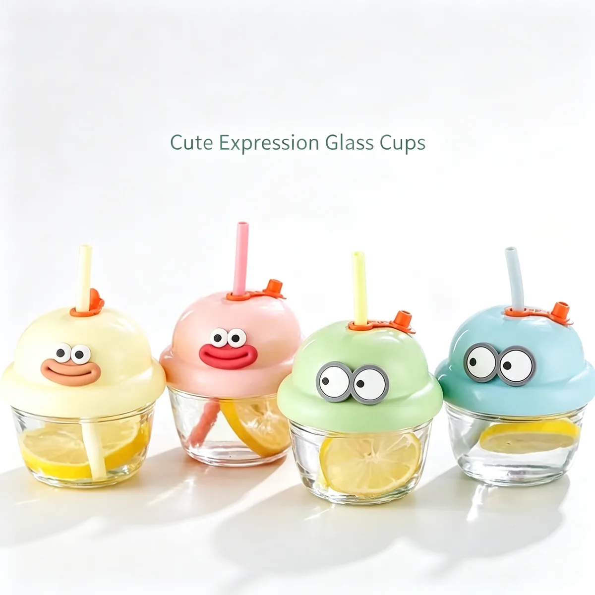 home-cute-expression-glass-cups-01 Cute Expression Glass Cups - Image 1